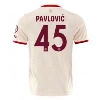 Camiseta Bayern Munich Aleksandar Pavlovic #45 Tercera Equipación Replica 2024-25 mangas cortas